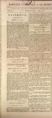 Gazette nationale, ou le moniteur universel (Le moniteur universel) Sonntag 17. Mai 1807