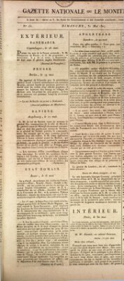 Gazette nationale, ou le moniteur universel (Le moniteur universel) Sonntag 31. Mai 1807