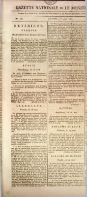 Gazette nationale, ou le moniteur universel (Le moniteur universel) Montag 1. Juni 1807