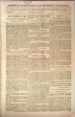 Gazette nationale, ou le moniteur universel (Le moniteur universel) Dienstag 9. Juni 1807