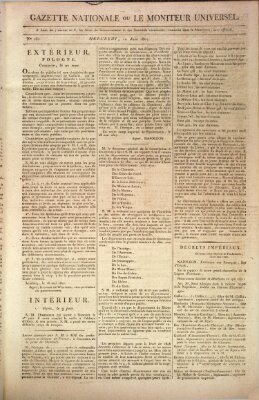 Gazette nationale, ou le moniteur universel (Le moniteur universel) Mittwoch 10. Juni 1807