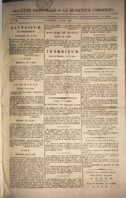 Gazette nationale, ou le moniteur universel (Le moniteur universel) Samstag 4. Juli 1807