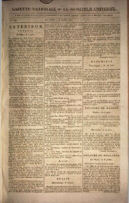 Gazette nationale, ou le moniteur universel (Le moniteur universel) Montag 13. Juli 1807