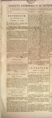 Gazette nationale, ou le moniteur universel (Le moniteur universel) Samstag 18. Juli 1807