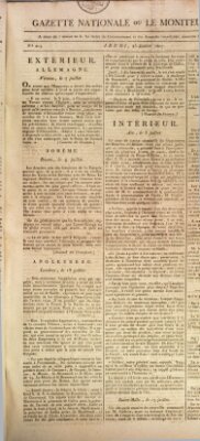 Gazette nationale, ou le moniteur universel (Le moniteur universel) Donnerstag 23. Juli 1807