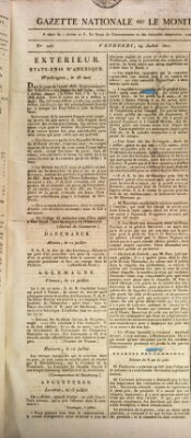 Gazette nationale, ou le moniteur universel (Le moniteur universel) Freitag 24. Juli 1807