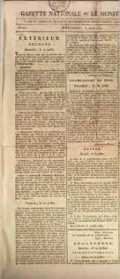 Gazette nationale, ou le moniteur universel (Le moniteur universel) Mittwoch 5. August 1807