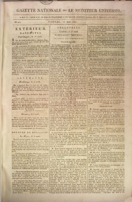 Gazette nationale, ou le moniteur universel (Le moniteur universel) Samstag 15. August 1807