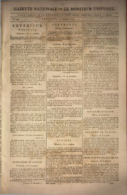 Gazette nationale, ou le moniteur universel (Le moniteur universel) Mittwoch 21. Oktober 1807