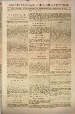 Gazette nationale, ou le moniteur universel (Le moniteur universel) Samstag 24. Oktober 1807