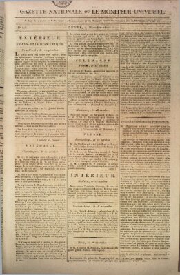 Gazette nationale, ou le moniteur universel (Le moniteur universel) Montag 2. November 1807