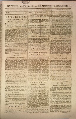 Gazette nationale, ou le moniteur universel (Le moniteur universel) Dienstag 17. November 1807