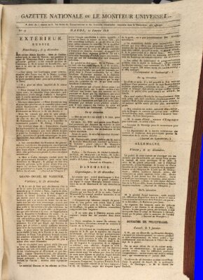 Gazette nationale, ou le moniteur universel (Le moniteur universel) Dienstag 12. Januar 1808