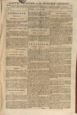 Gazette nationale, ou le moniteur universel (Le moniteur universel) Montag 1. Februar 1808