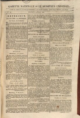 Gazette nationale, ou le moniteur universel (Le moniteur universel) Dienstag 9. Februar 1808