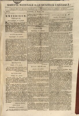 Gazette nationale, ou le moniteur universel (Le moniteur universel) Samstag 20. Februar 1808