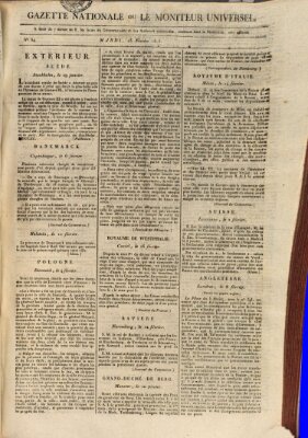 Gazette nationale, ou le moniteur universel (Le moniteur universel) Dienstag 23. Februar 1808