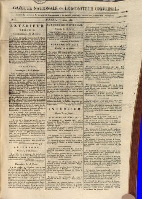 Gazette nationale, ou le moniteur universel (Le moniteur universel) Dienstag 1. März 1808