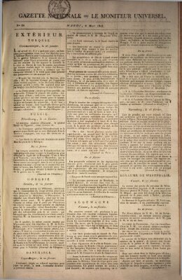 Gazette nationale, ou le moniteur universel (Le moniteur universel) Dienstag 8. März 1808