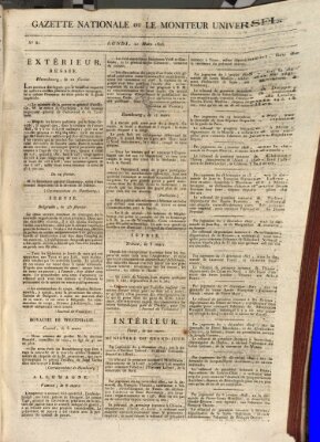 Gazette nationale, ou le moniteur universel (Le moniteur universel) Montag 21. März 1808