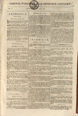 Gazette nationale, ou le moniteur universel (Le moniteur universel) Freitag 22. April 1808