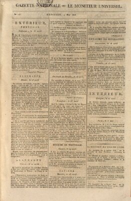 Gazette nationale, ou le moniteur universel (Le moniteur universel) Mittwoch 4. Mai 1808