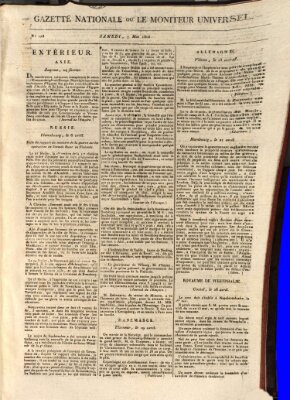 Gazette nationale, ou le moniteur universel (Le moniteur universel) Samstag 7. Mai 1808