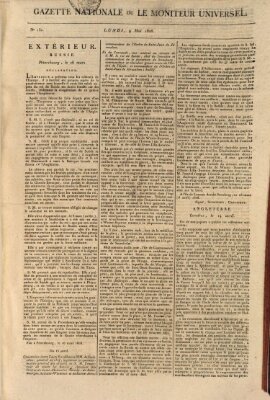 Gazette nationale, ou le moniteur universel (Le moniteur universel) Montag 9. Mai 1808