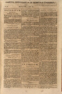 Gazette nationale, ou le moniteur universel (Le moniteur universel) Sonntag 15. Mai 1808