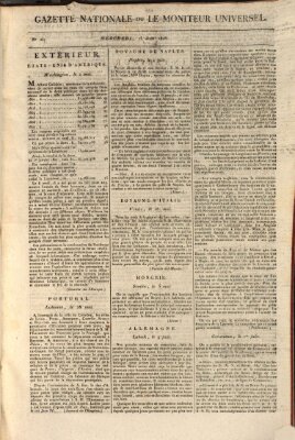 Gazette nationale, ou le moniteur universel (Le moniteur universel) Mittwoch 15. Juni 1808