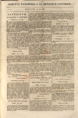 Gazette nationale, ou le moniteur universel (Le moniteur universel) Sonntag 19. Juni 1808