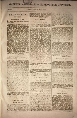 Gazette nationale, ou le moniteur universel (Le moniteur universel) Freitag 8. Juli 1808