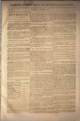 Gazette nationale, ou le moniteur universel (Le moniteur universel) Montag 5. Dezember 1808