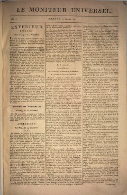 Le moniteur universel Samstag 12. Januar 1811