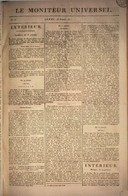 Le moniteur universel Montag 28. Januar 1811