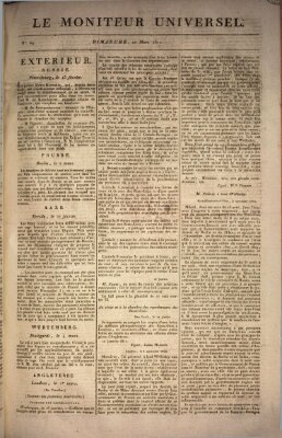 Le moniteur universel Sonntag 10. März 1811