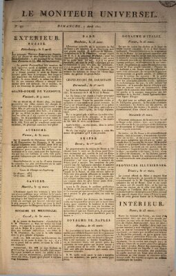 Le moniteur universel Sonntag 7. April 1811