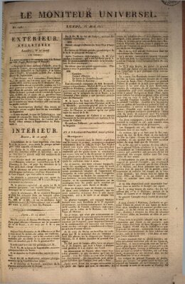 Le moniteur universel Montag 15. April 1811