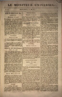 Le moniteur universel Mittwoch 1. Mai 1811