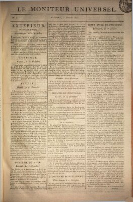 Le moniteur universel Dienstag 7. Januar 1812