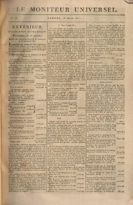 Le moniteur universel Samstag 18. Januar 1812