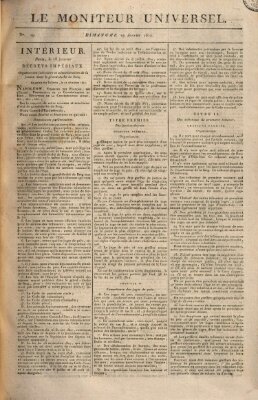 Le moniteur universel Sonntag 19. Januar 1812