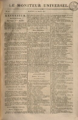 Le moniteur universel Dienstag 21. Januar 1812