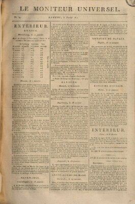 Le moniteur universel Samstag 8. Februar 1812