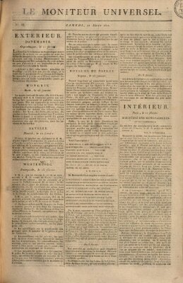 Le moniteur universel Samstag 22. Februar 1812