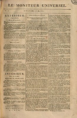 Le moniteur universel Sonntag 15. März 1812