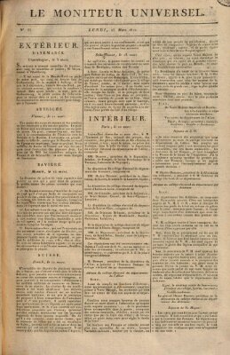 Le moniteur universel Montag 23. März 1812