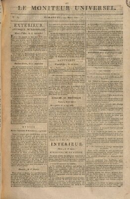 Le moniteur universel Sonntag 29. März 1812