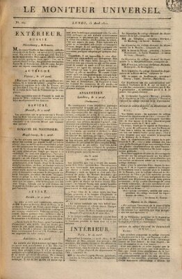 Le moniteur universel Montag 13. April 1812