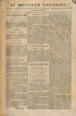 Le moniteur universel Donnerstag 16. April 1812